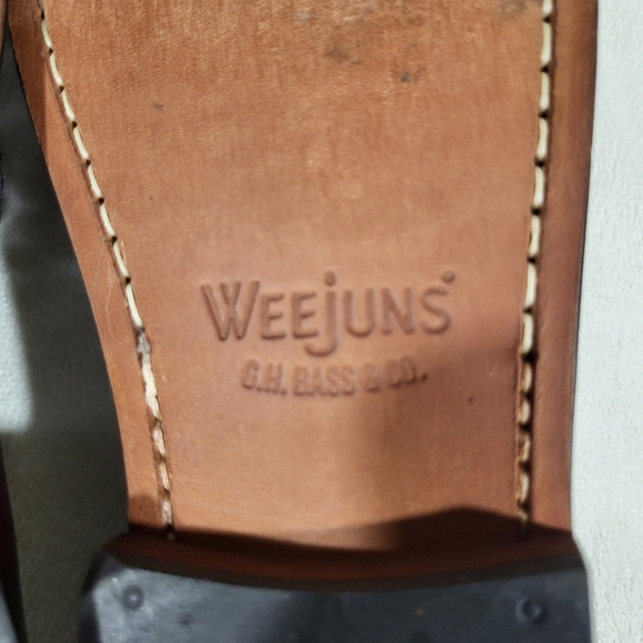 Weejuns G.H. Bass & Co. Stylish Burgundy Tassel Loafers for Mens Size 8.5 - Picture 11 of 11